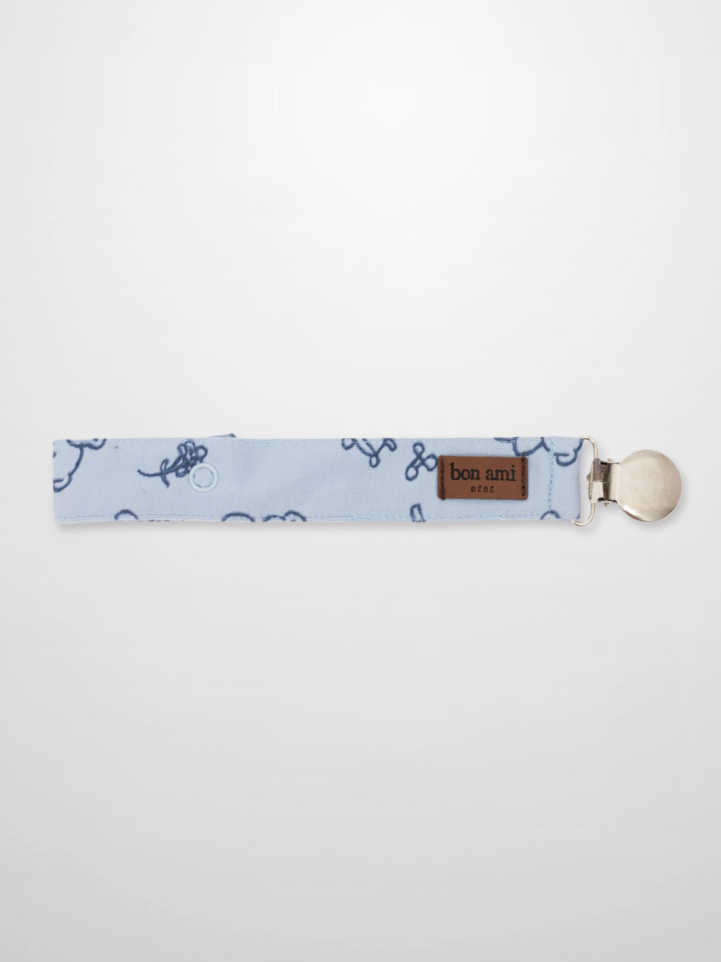 Storybook Pacifier Clip - Blue