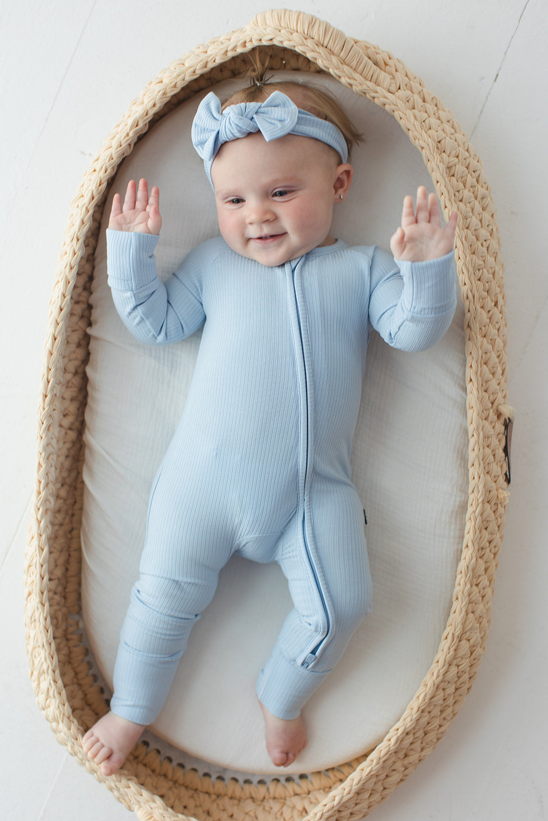 Blue Macaron (ribbed) - Zippy