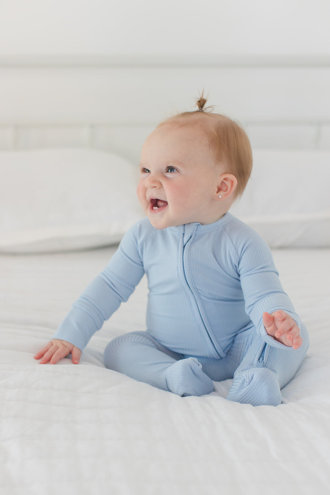 Blue Macaron (ribbed) - Zippy