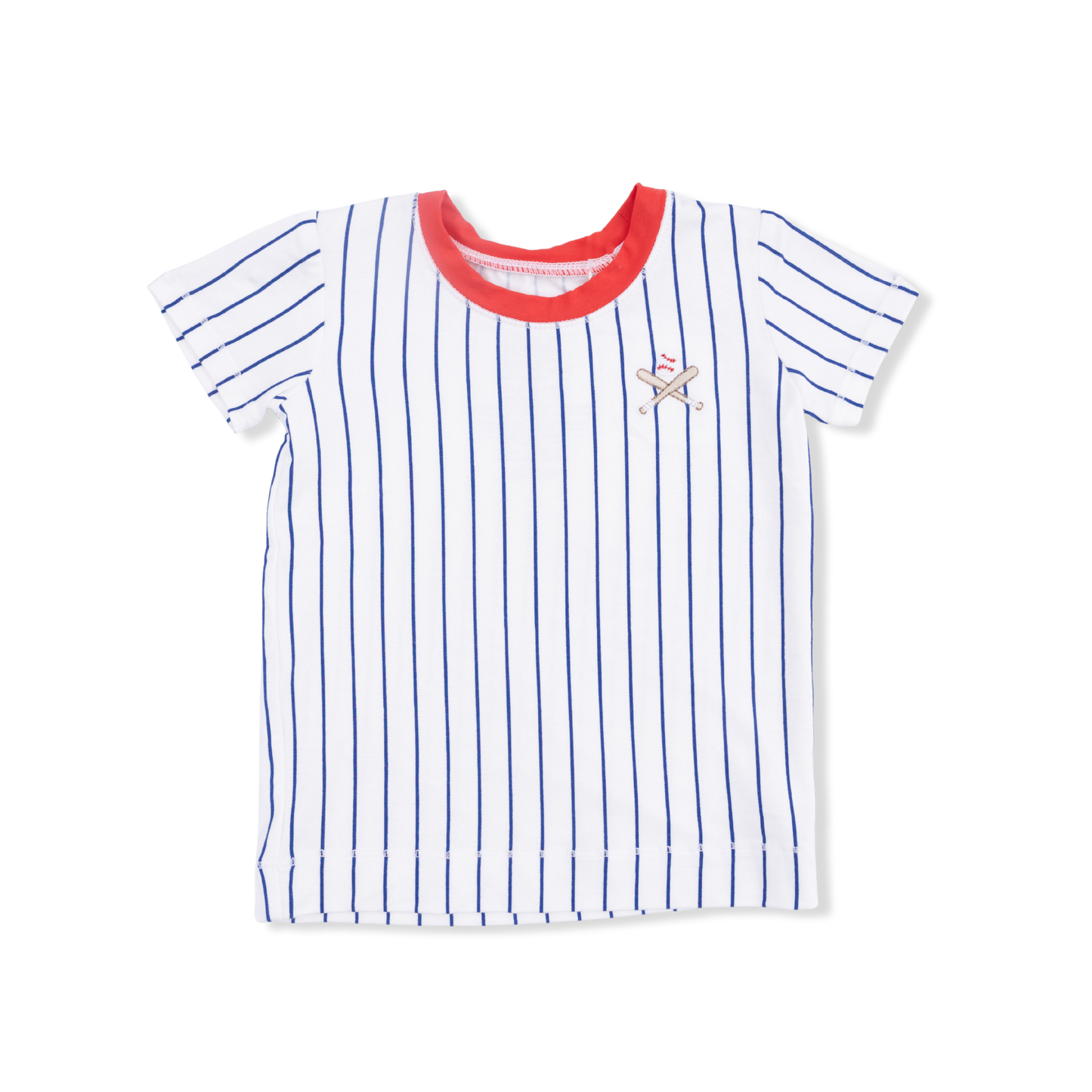 Baseball Stripe - Loungewear Short Set