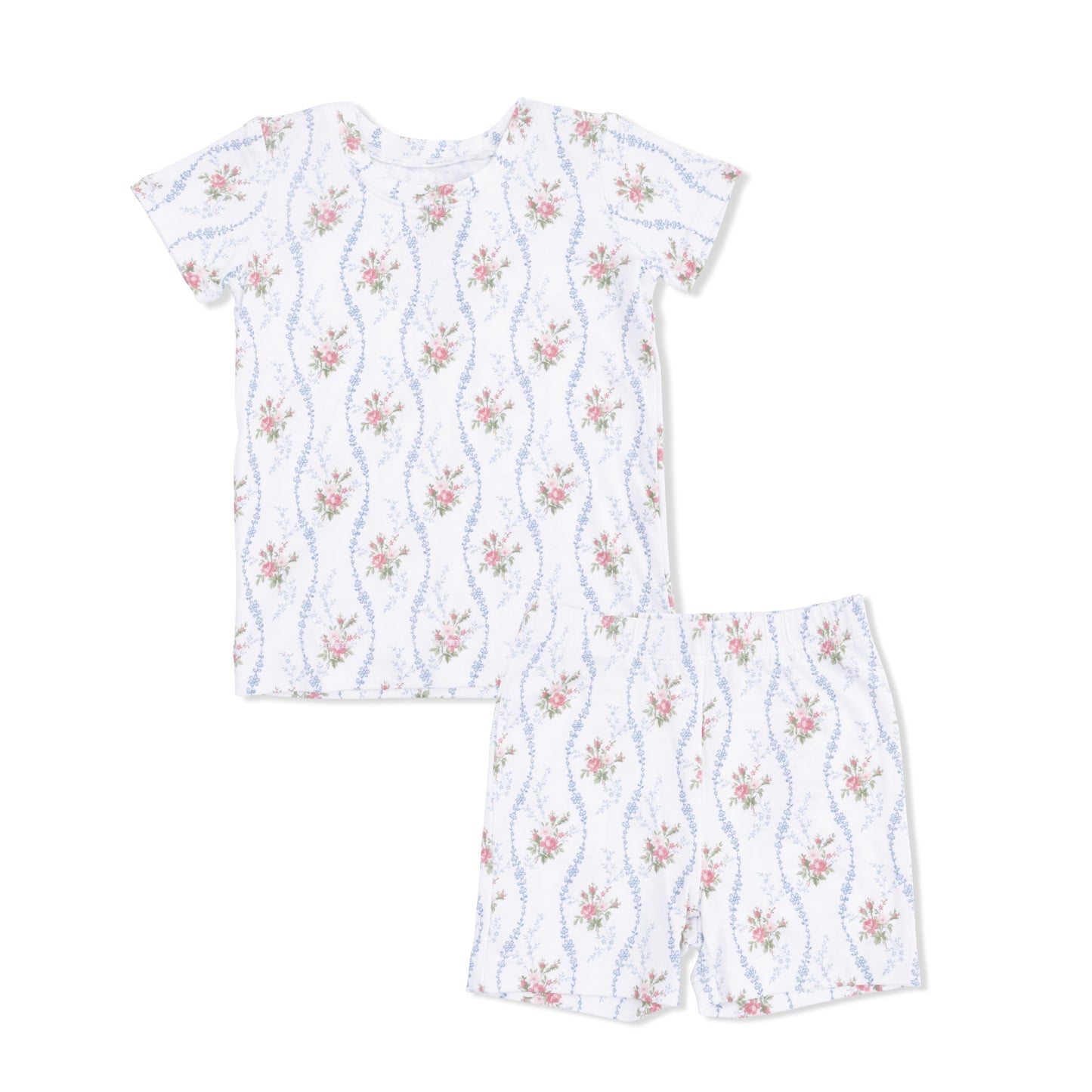 Heirloom Rose Stripe - Loungewear Short Set