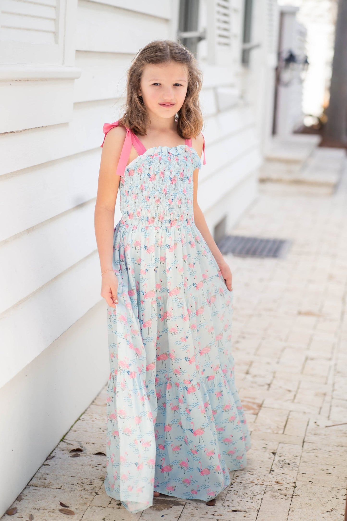 Pink Paradise Maxi Dress- (Runs long, size down)