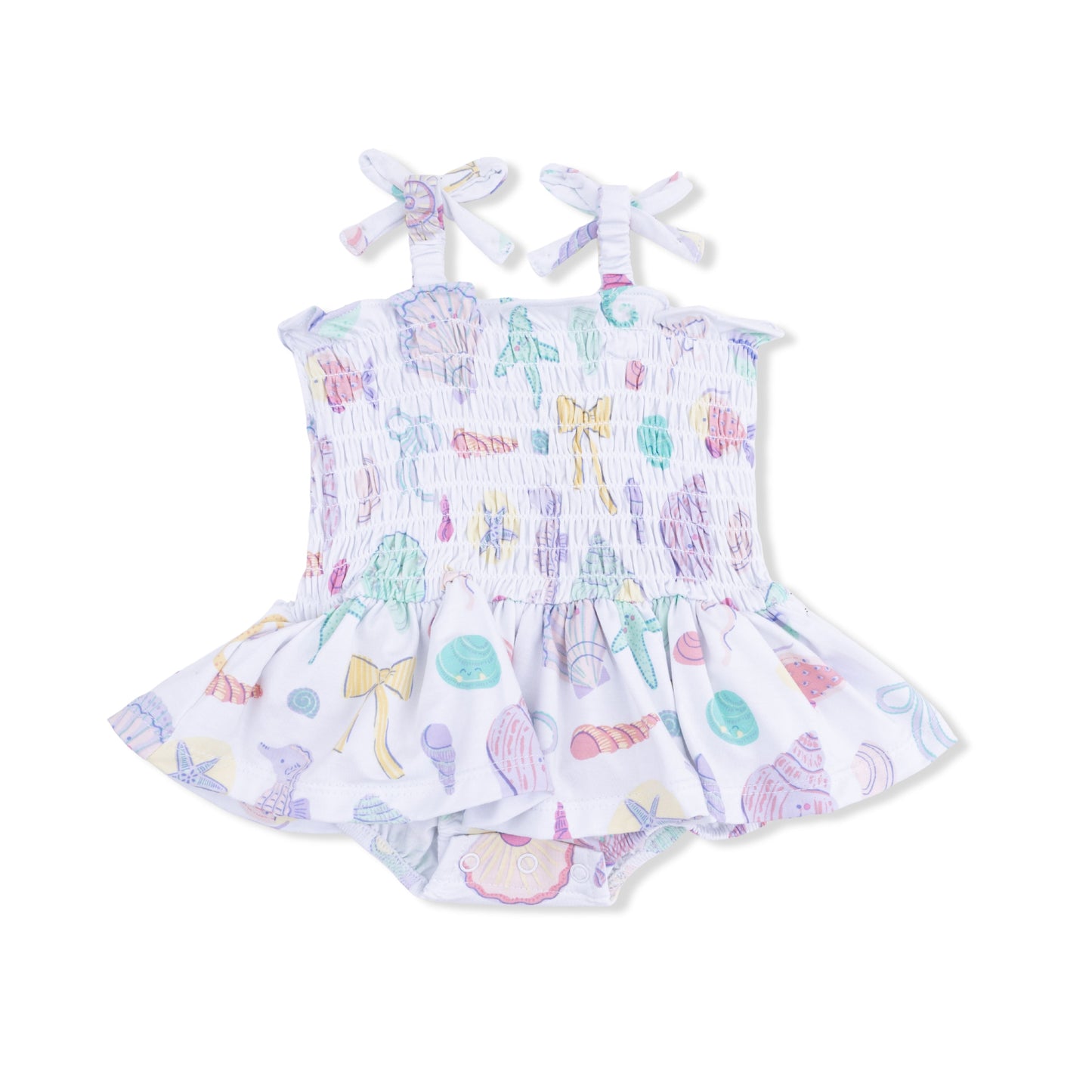 Beach Days - Smocked Bubble with Skirt
