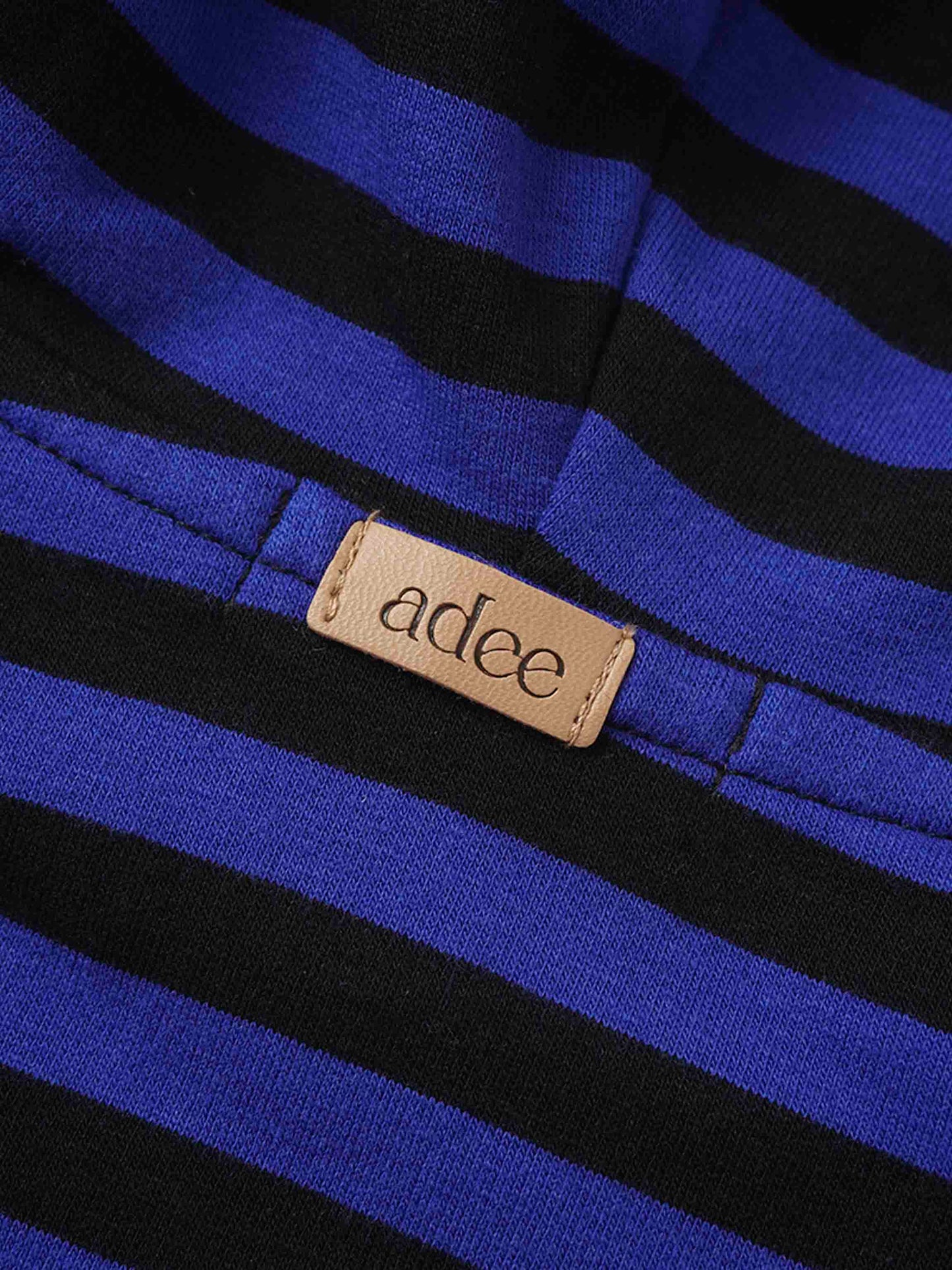 Striped Sweatshirt - Blue & Black