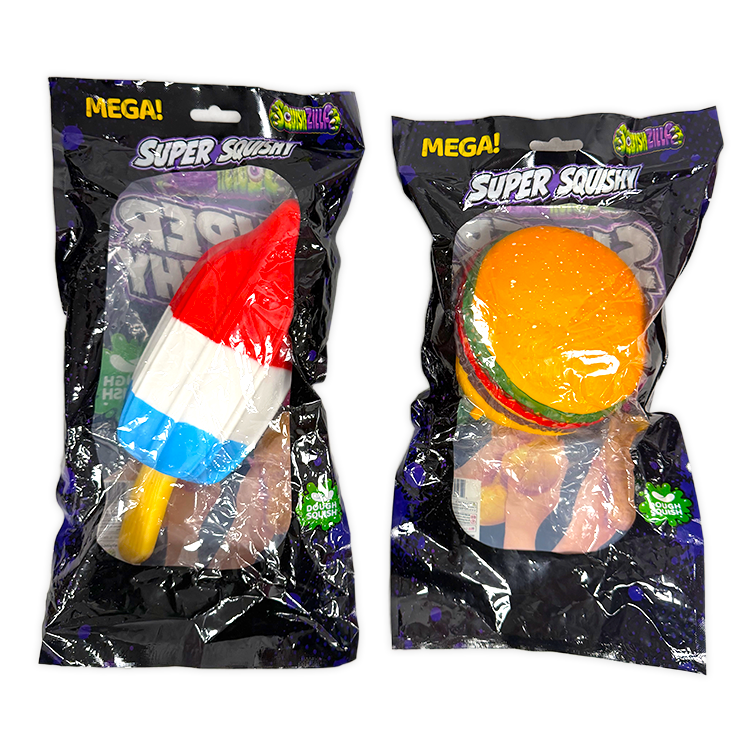 Fun Doh SquishZilla Mega Squishy Food Fidget Toy – Jumbo Sensory Stress Toys