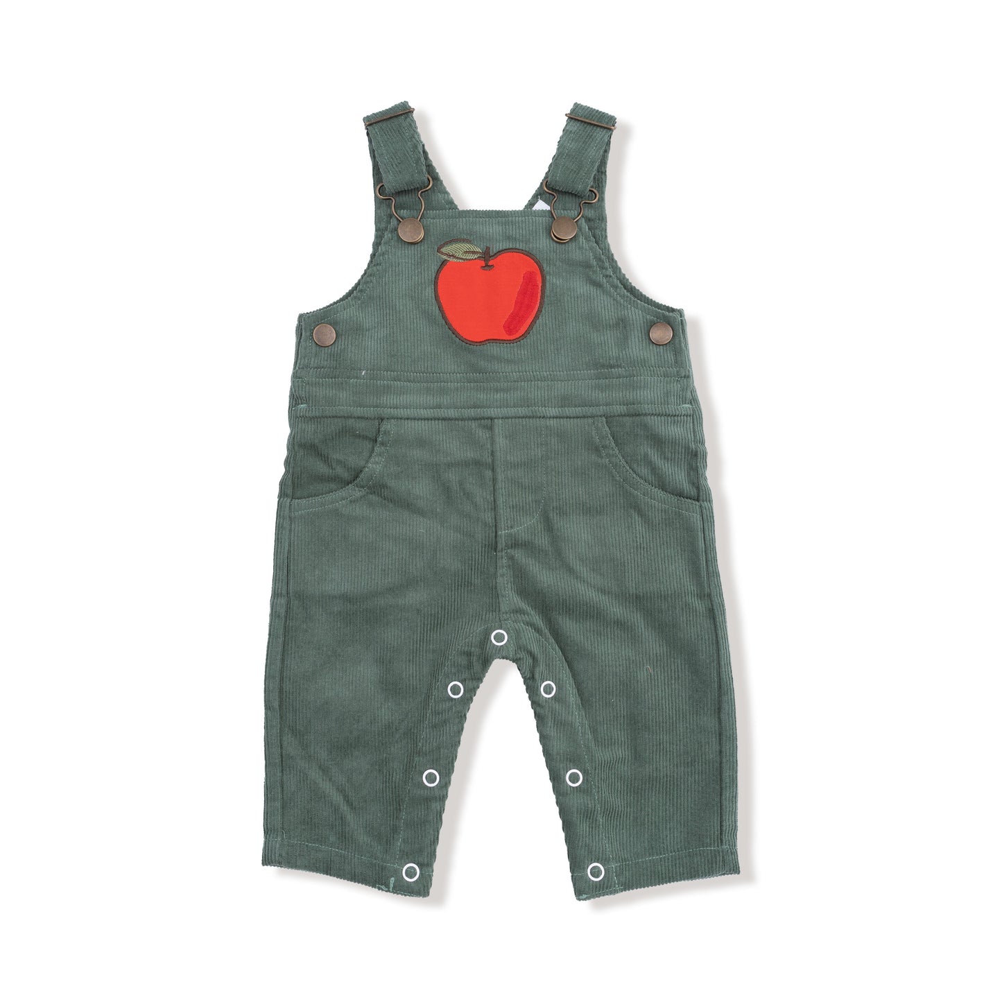 Dark Ivy - Classic Overall with Apple Applique