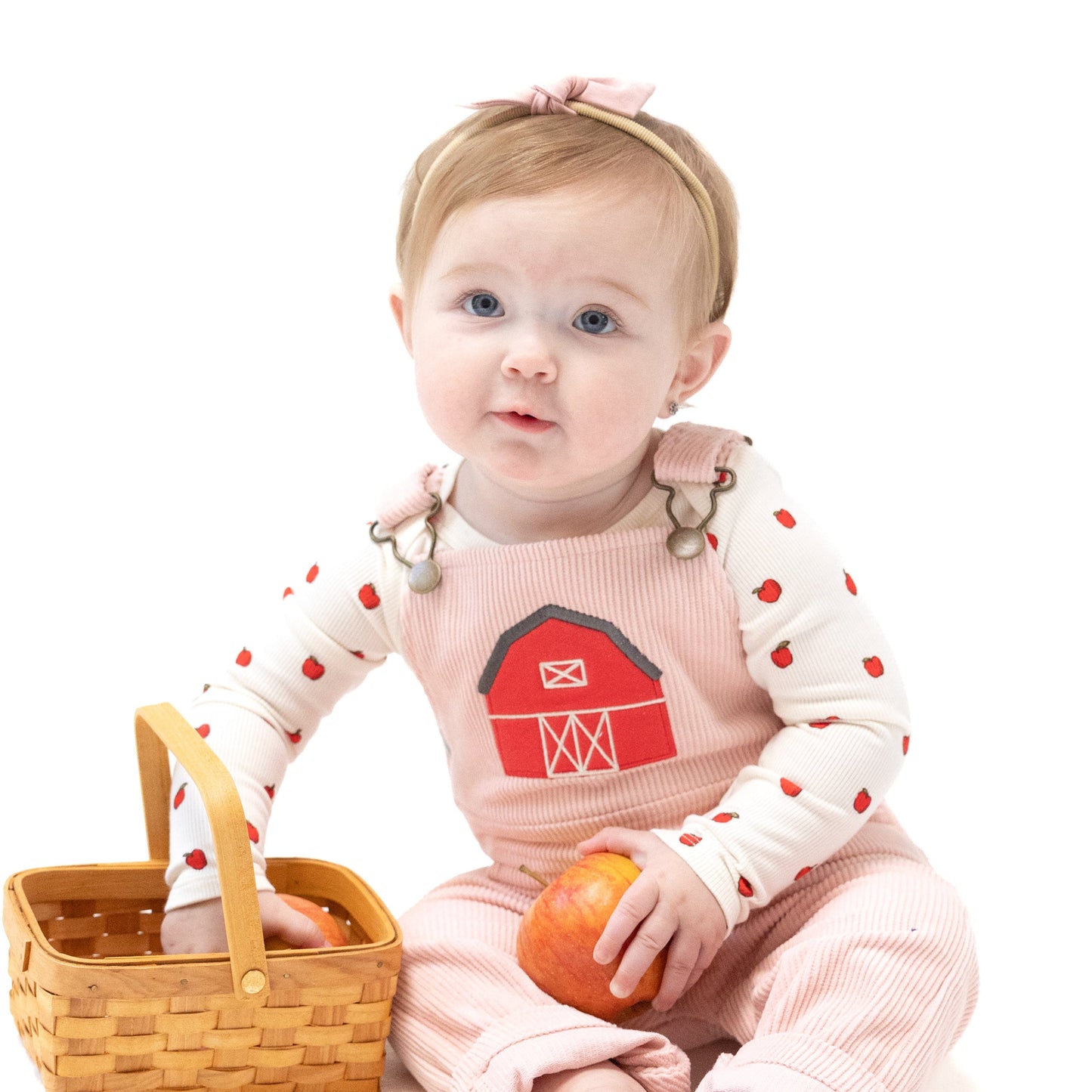 Tiny Apples - Lap Shoulder Bodysuit