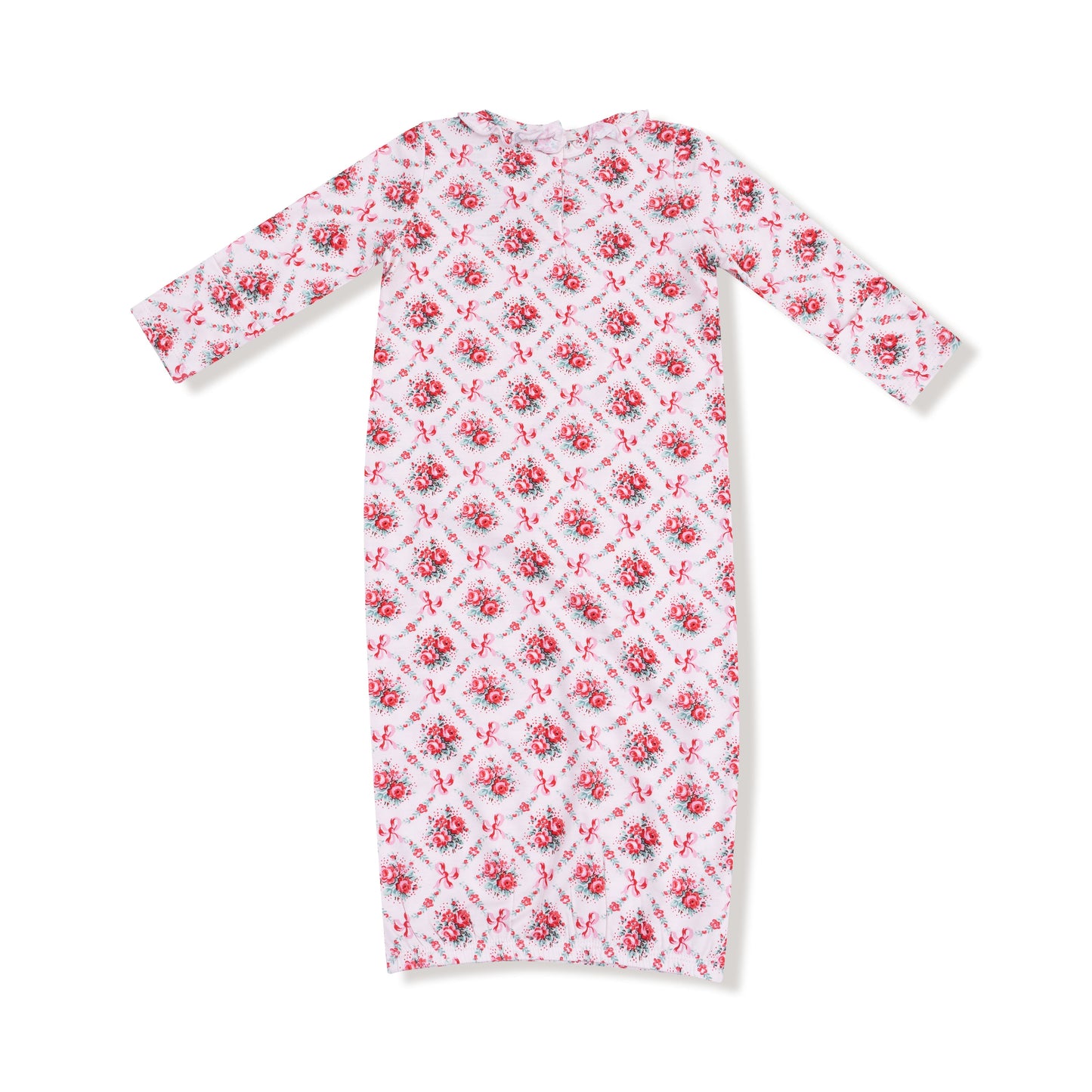 Rose Bow Lattice - Kimono Gown