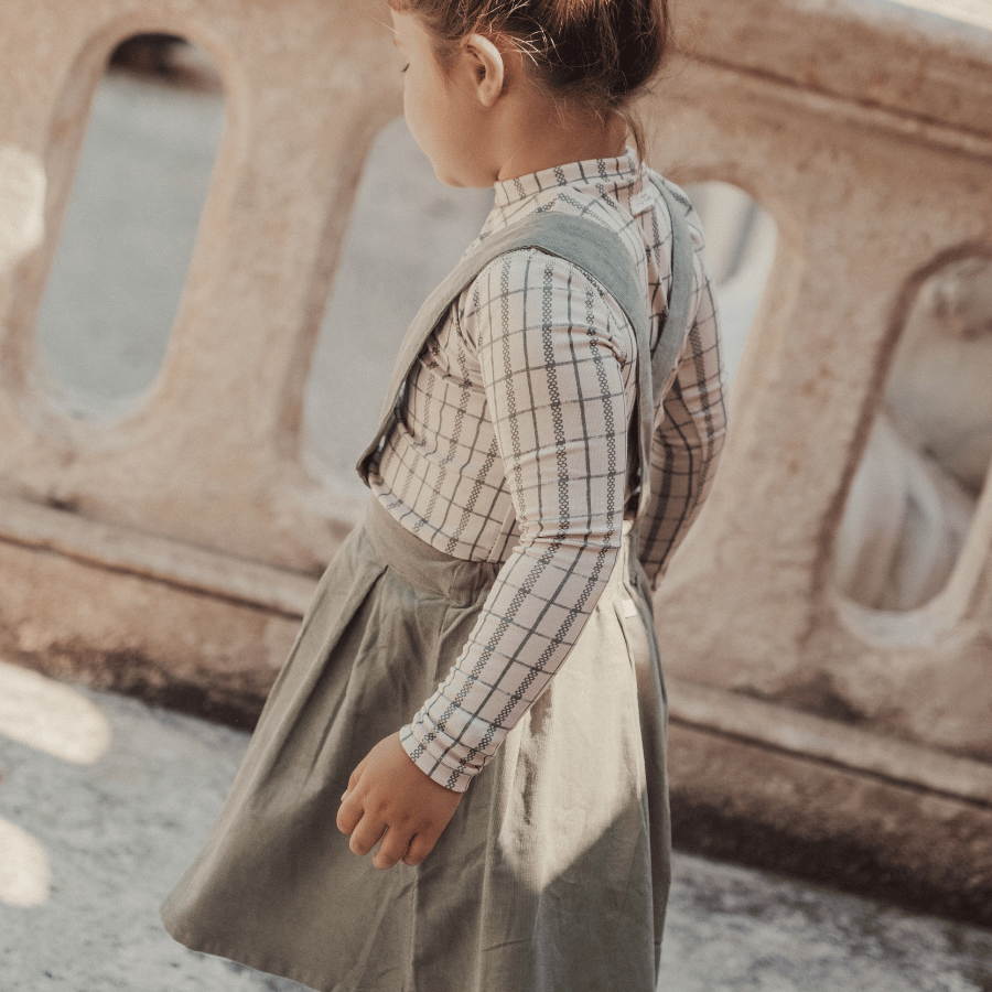 The Corduroy Dress - Sage