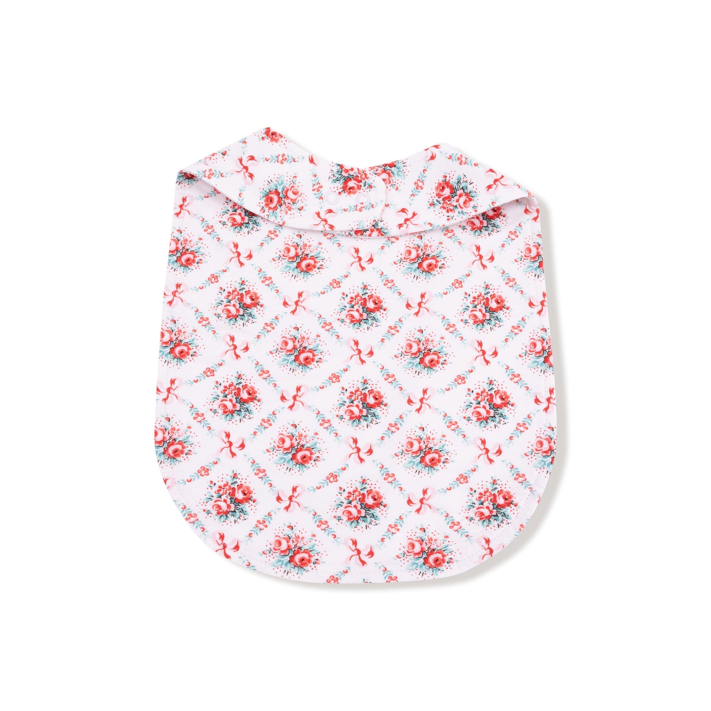 Rose Bow Lattice - Feeding Bib