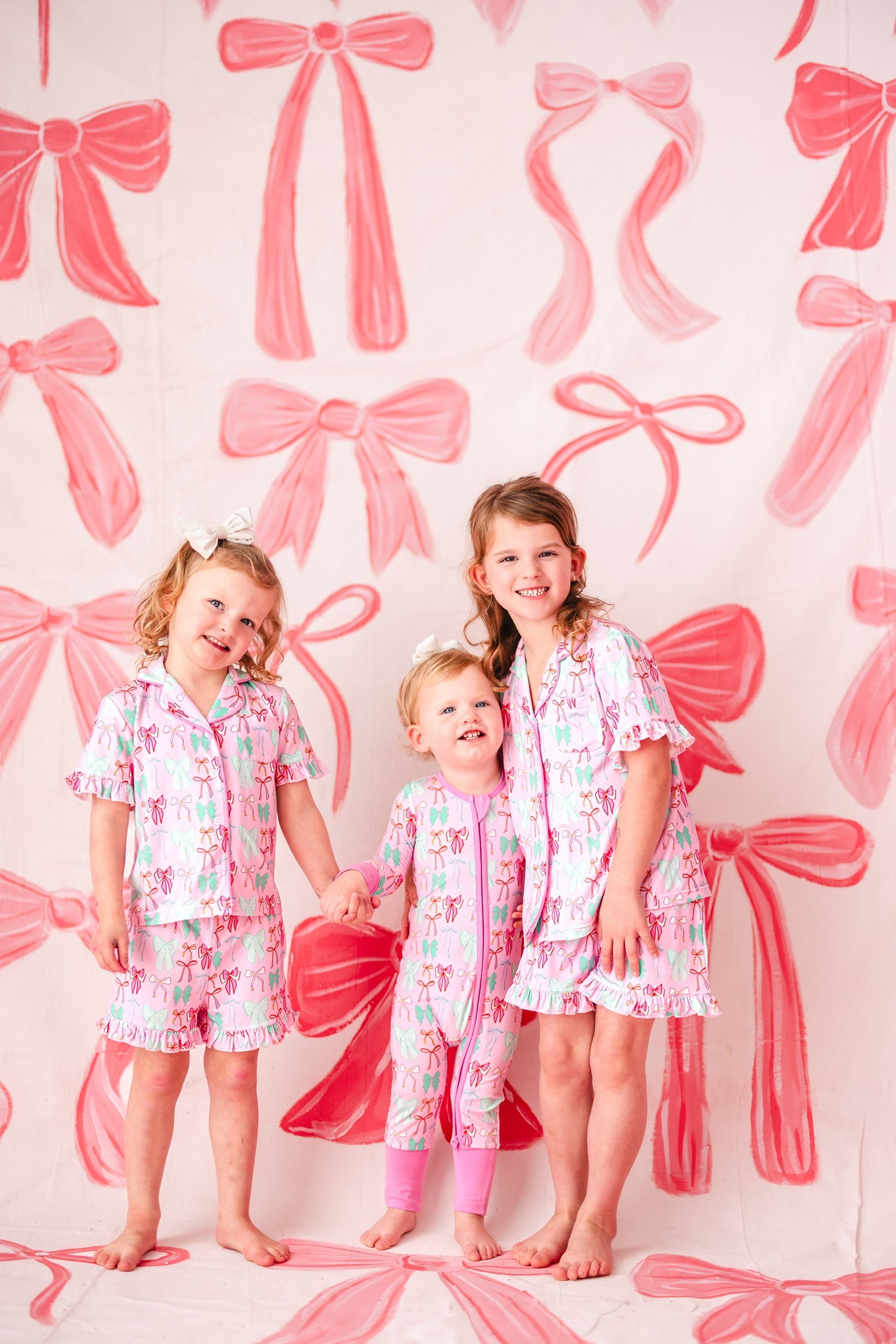 Ruffle Loungewear Set - Bows