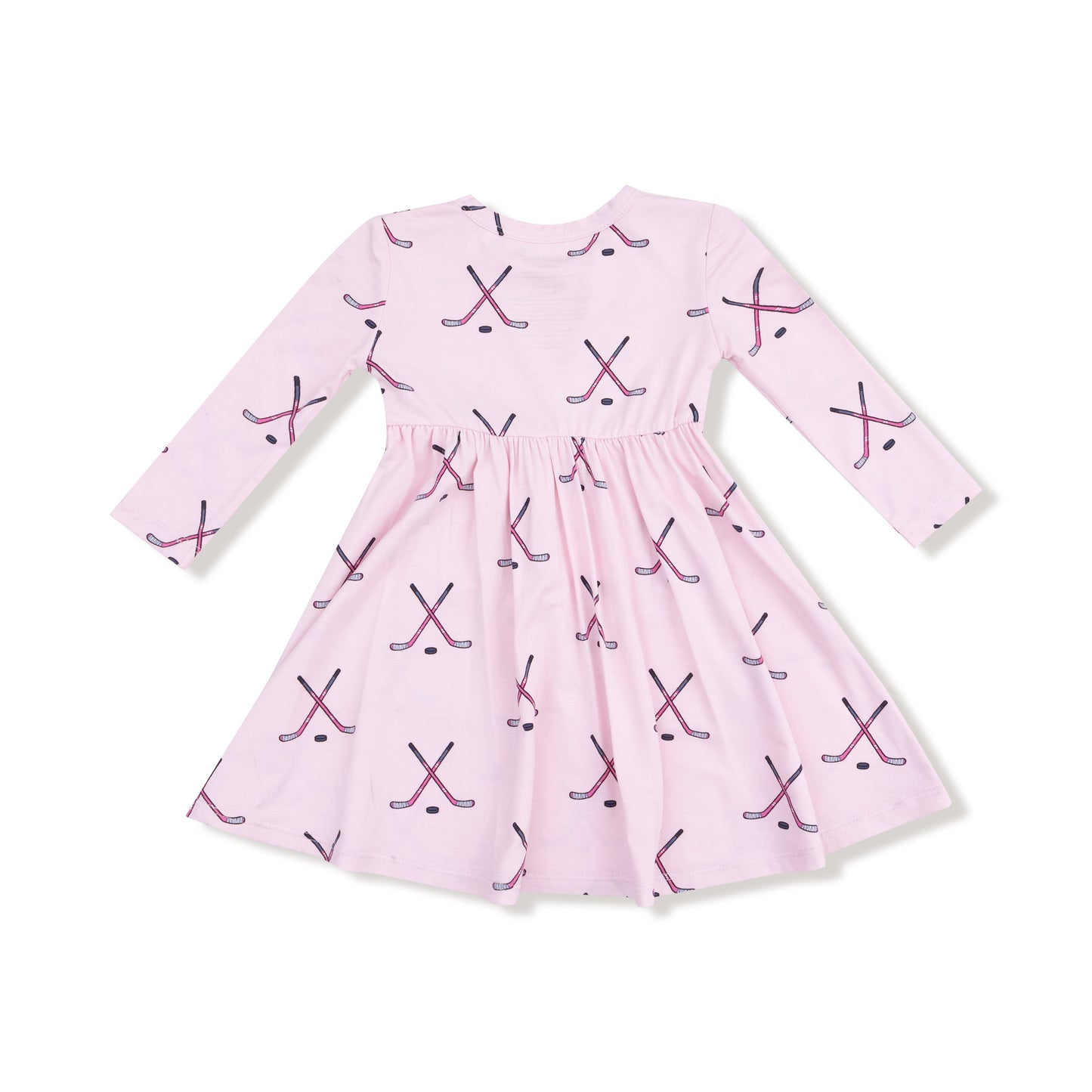 Hockey - Pink - Twirly Long Sleeve Dress