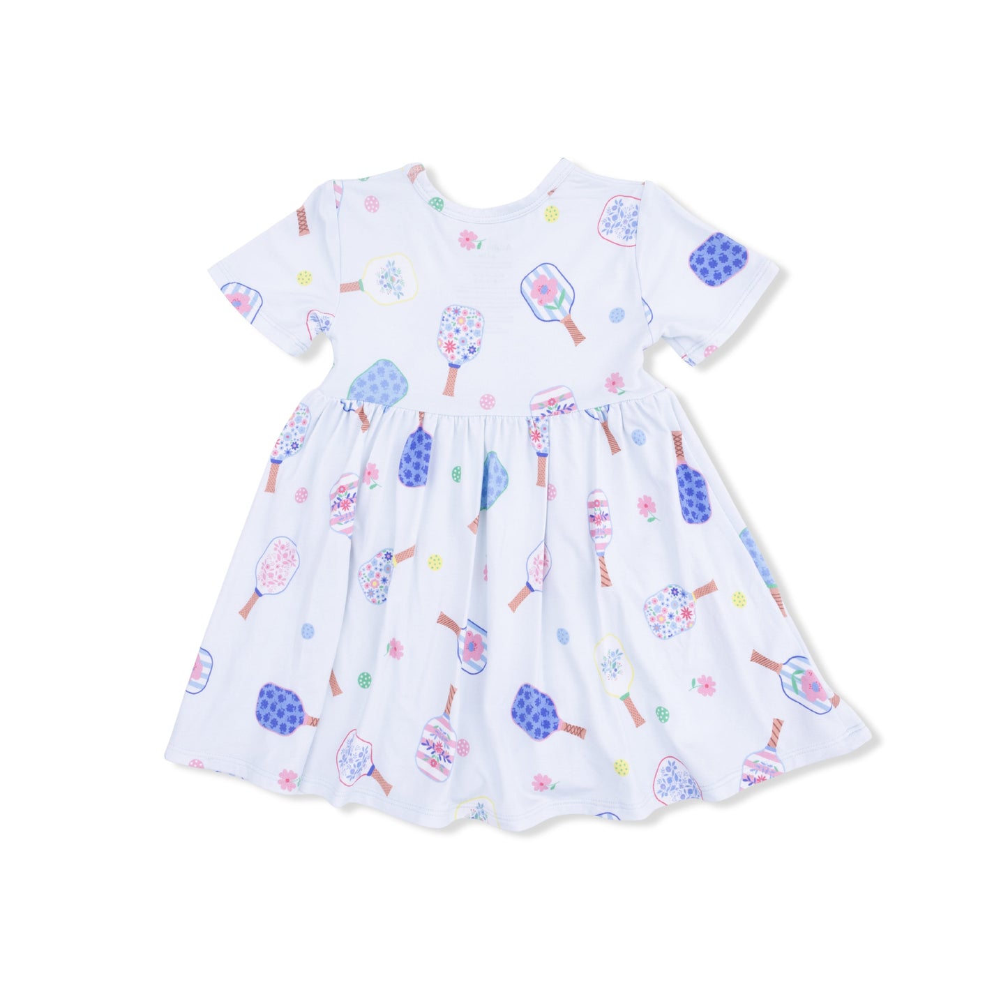 Floral Pickleball - Twirly Dress with Cartwheel Short