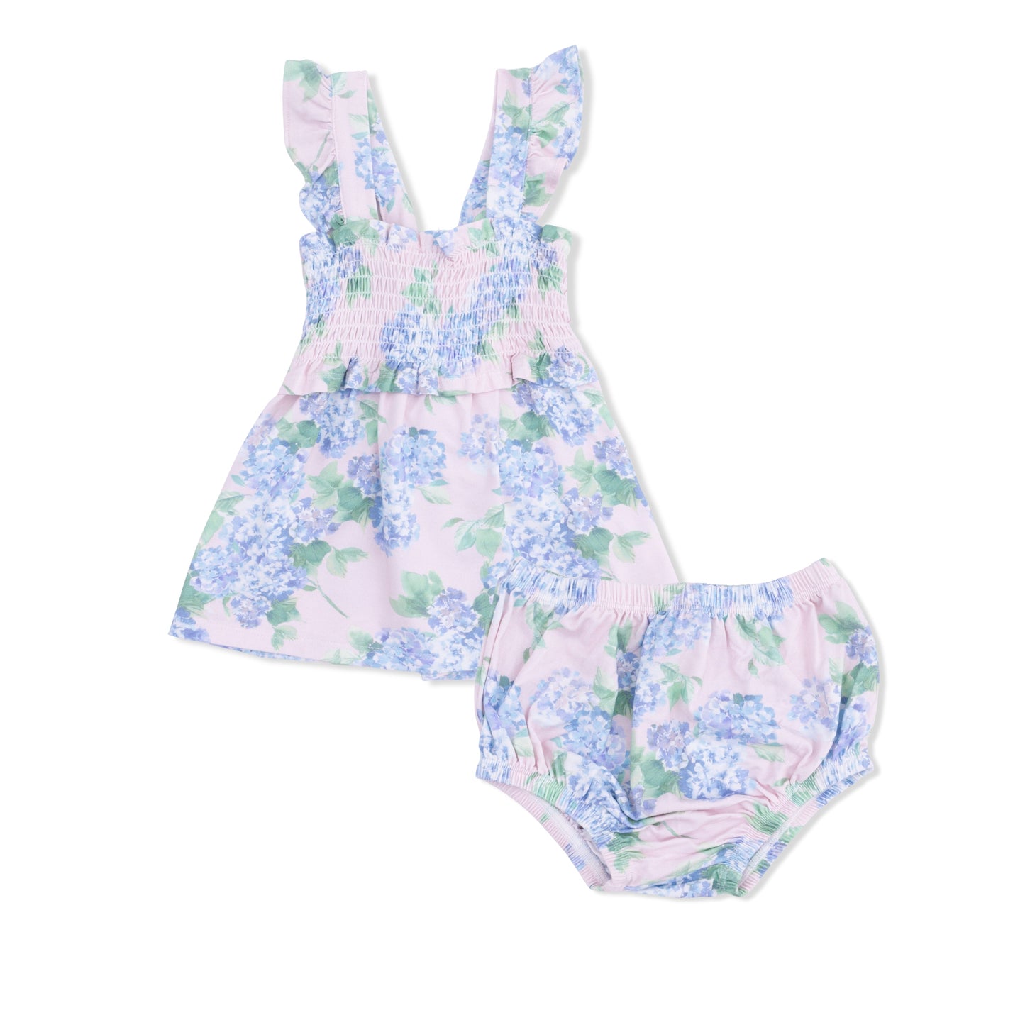 Hydrangeas - Smocked Top with Bloomer