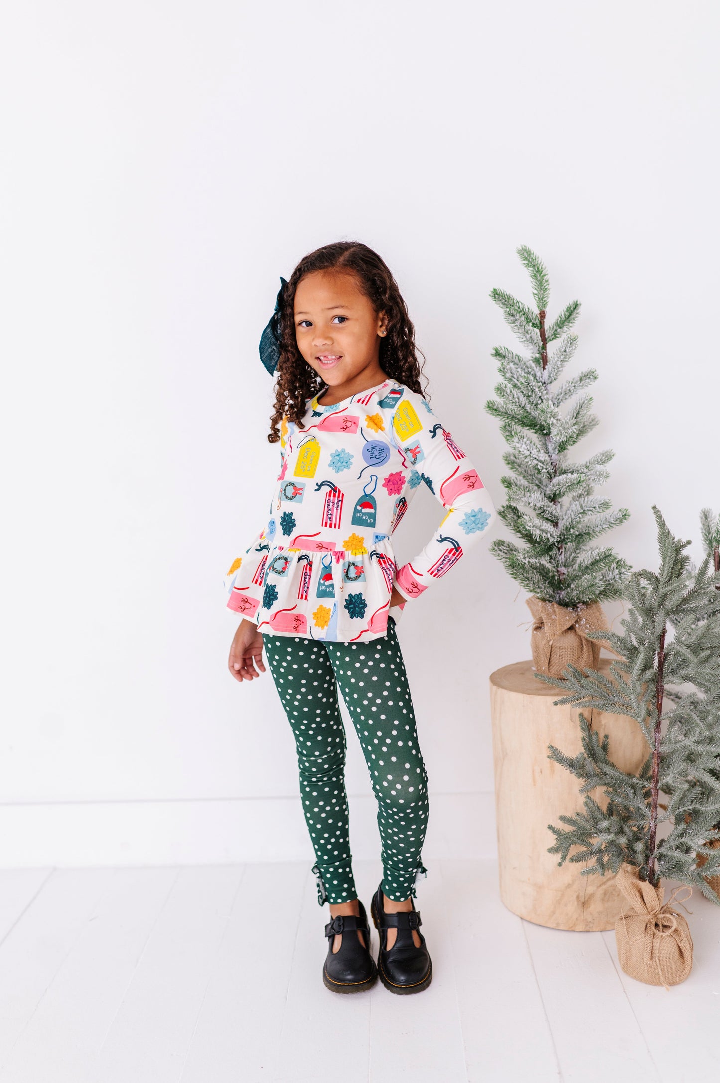 Evergreen Dottie | SLIM LEGGINGS