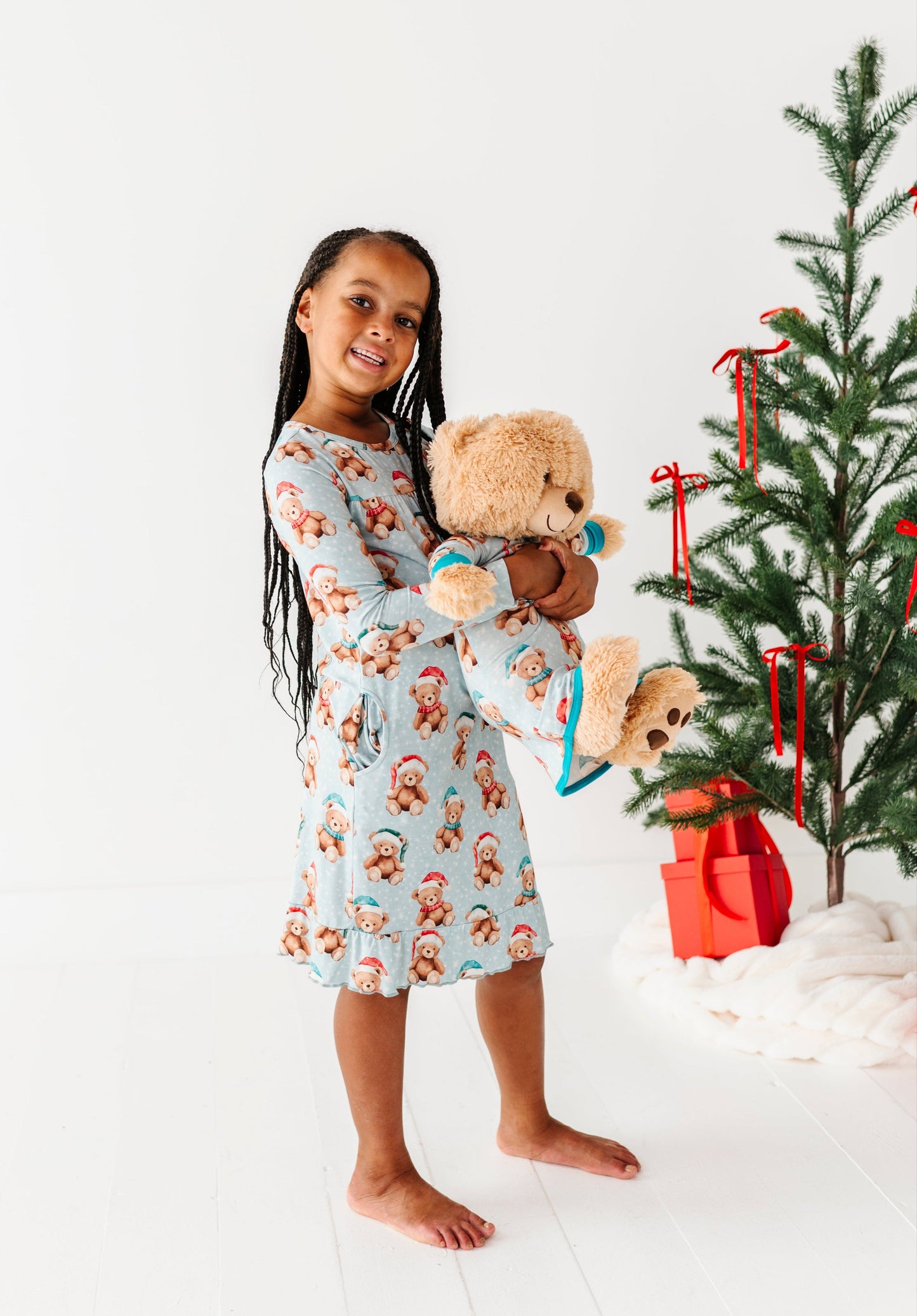 Beary Merry Doll Gown