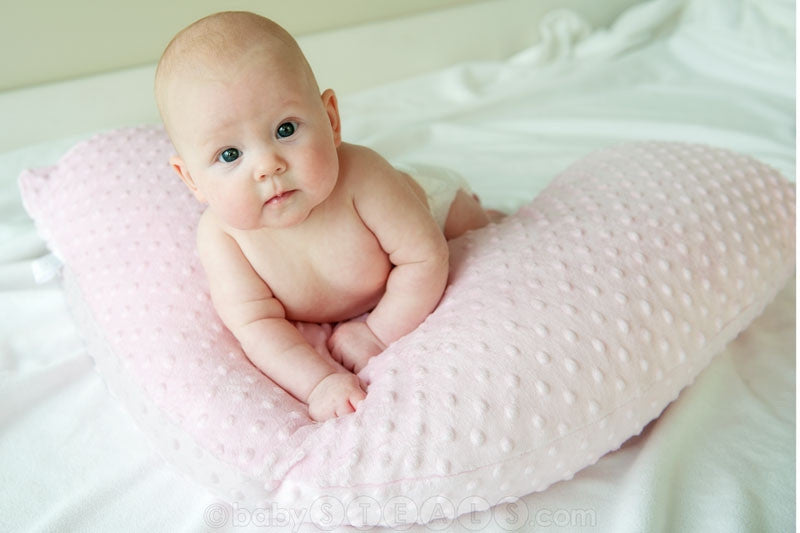 Luna Lullaby Nursing Pillow - Navy Dot