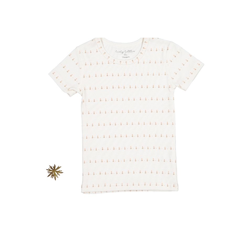 The Printed Short Sleeve Tee - Mini Tulip