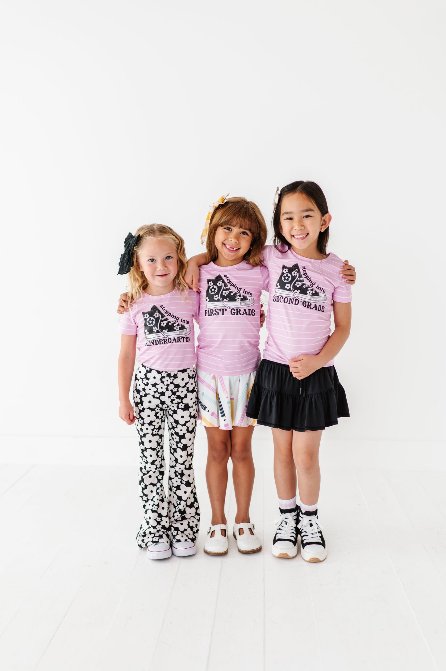 GIRLS “Stepping into…” Grade Level Tee (ALL GRADES HERE)