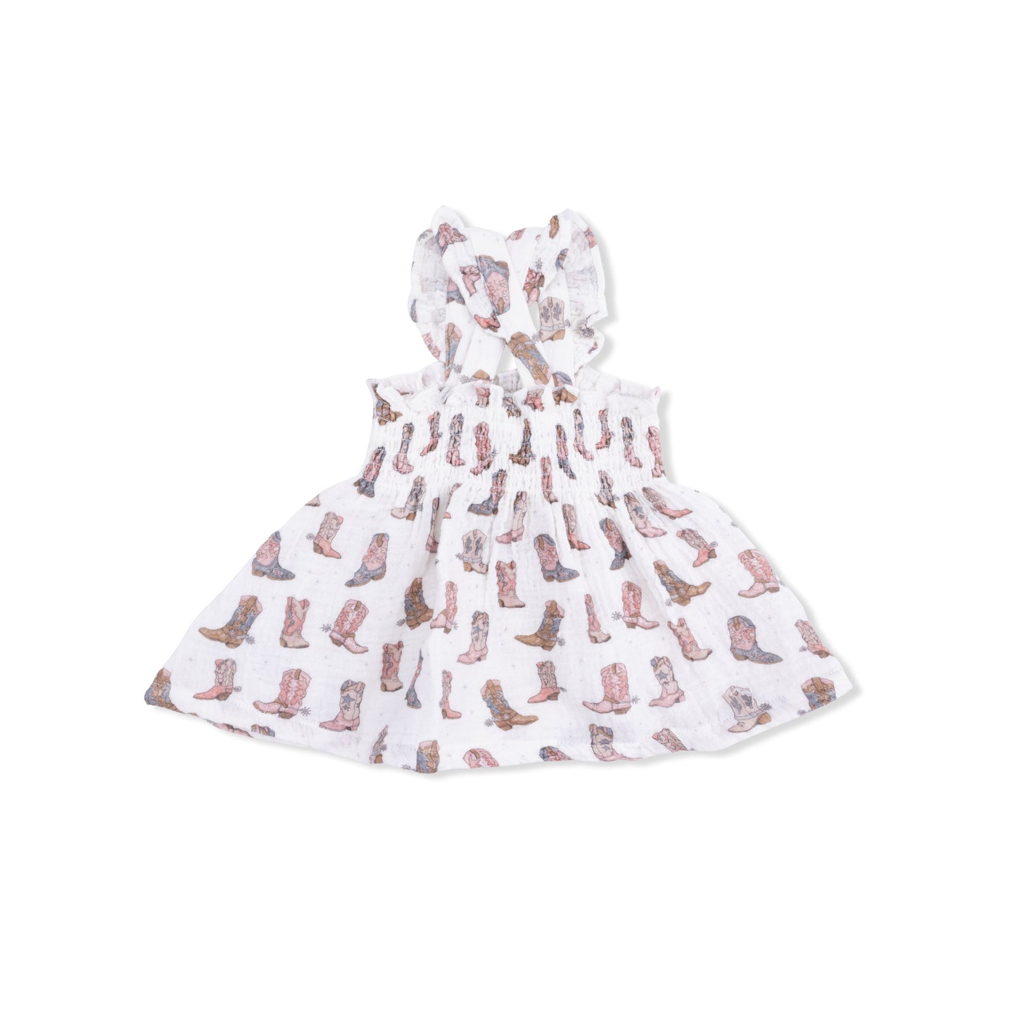 Cowgirl Boots - Smocked Top with Bloomer