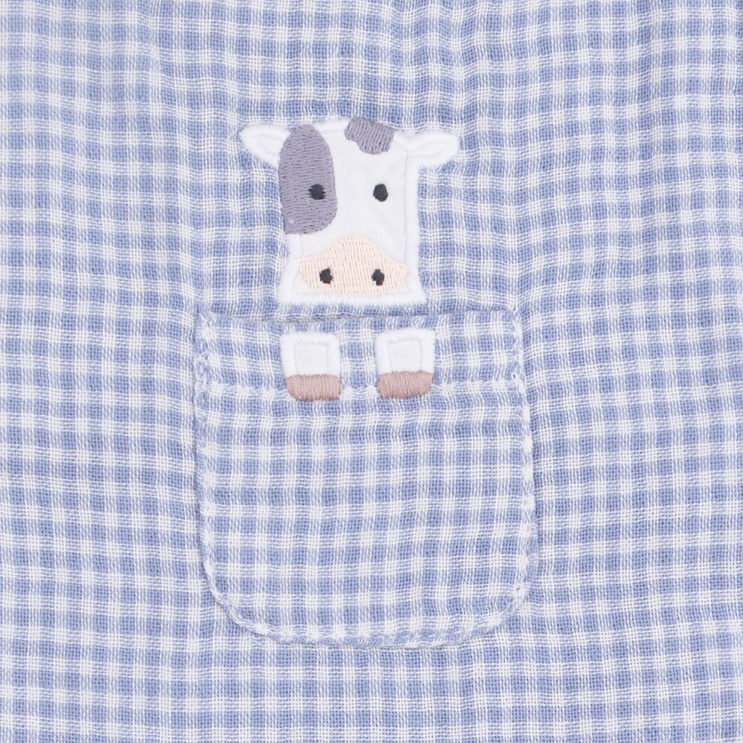 Cute Farm Animals Appliques - Jon Jon with Short Sleeve Bodysuit