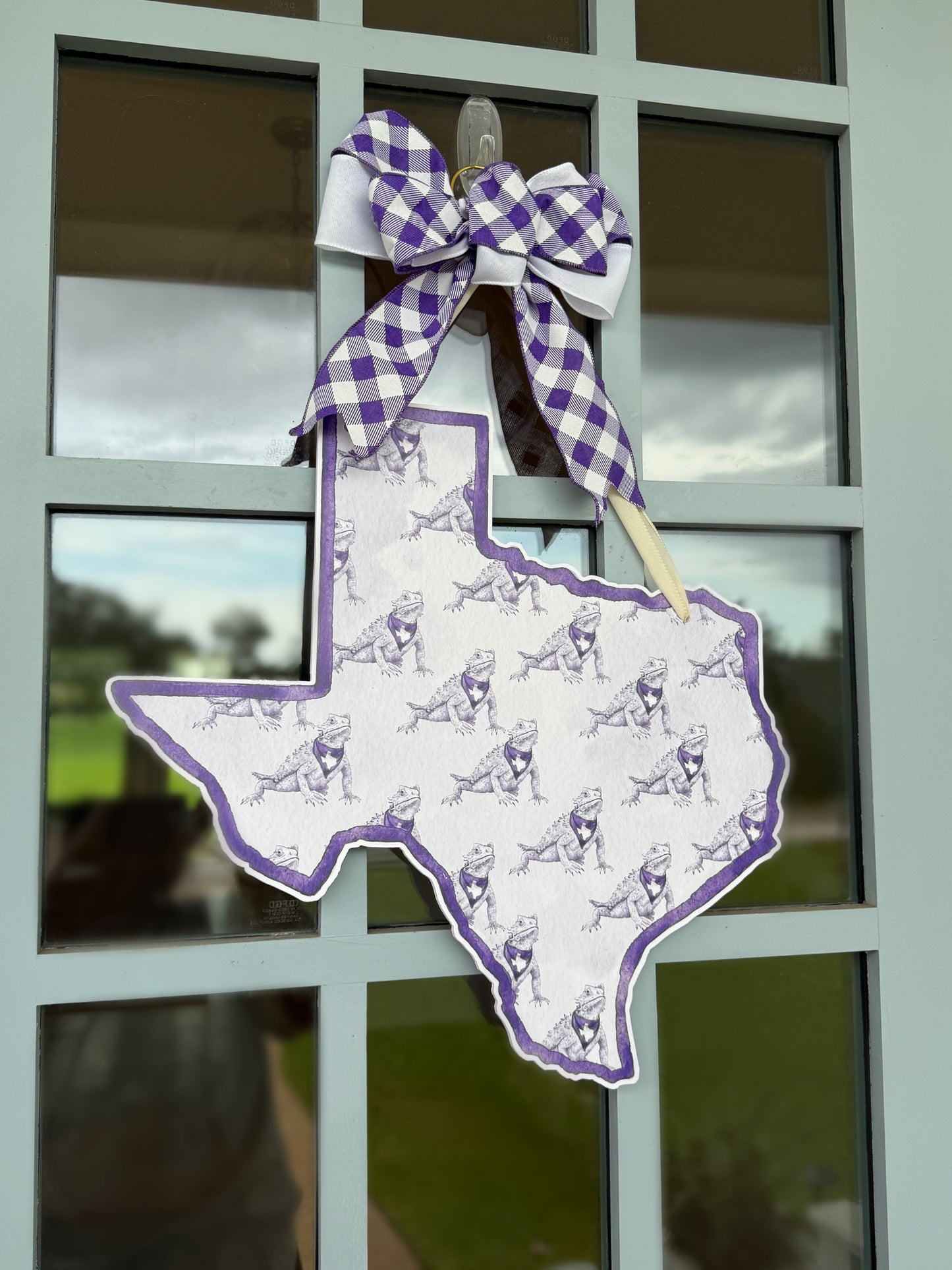 Frog Patterned Door Hanger