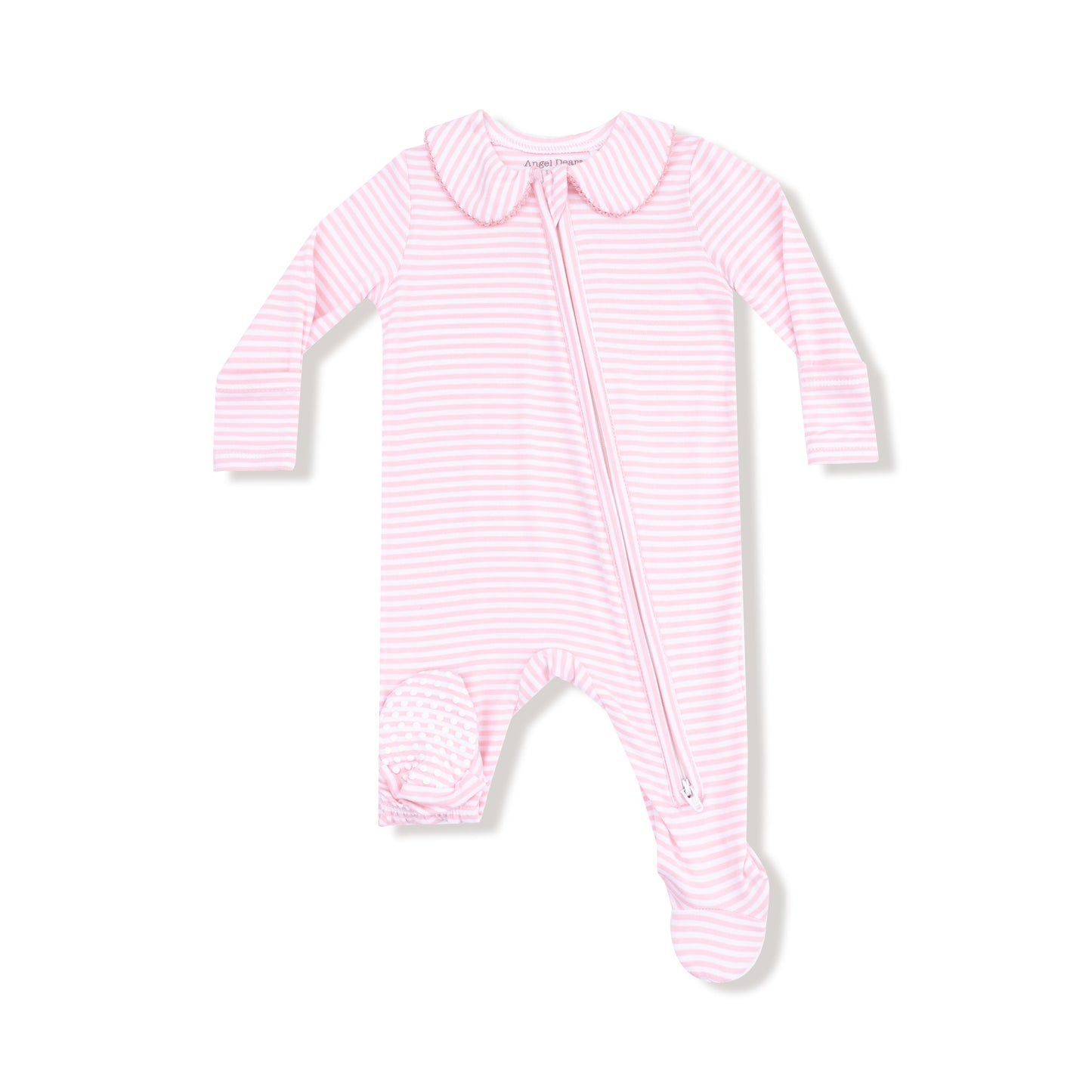 Baby Golf Carts - Pink - Peter Pan 2 Way Zipper Footie