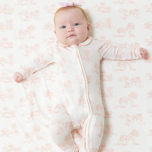 Peter Pan 2 Way Zipper Footie