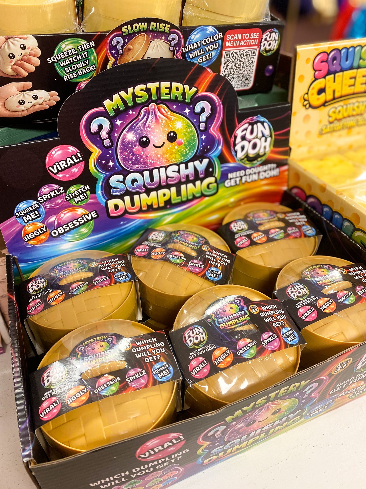 Fun Doh Mystery Dumpling Squishy – Viral Sensory Fidget Toy