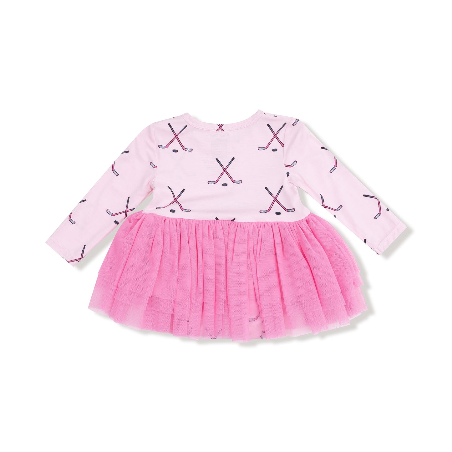 Hockey - Pink - Long Sleeve Tutu Bodysuit