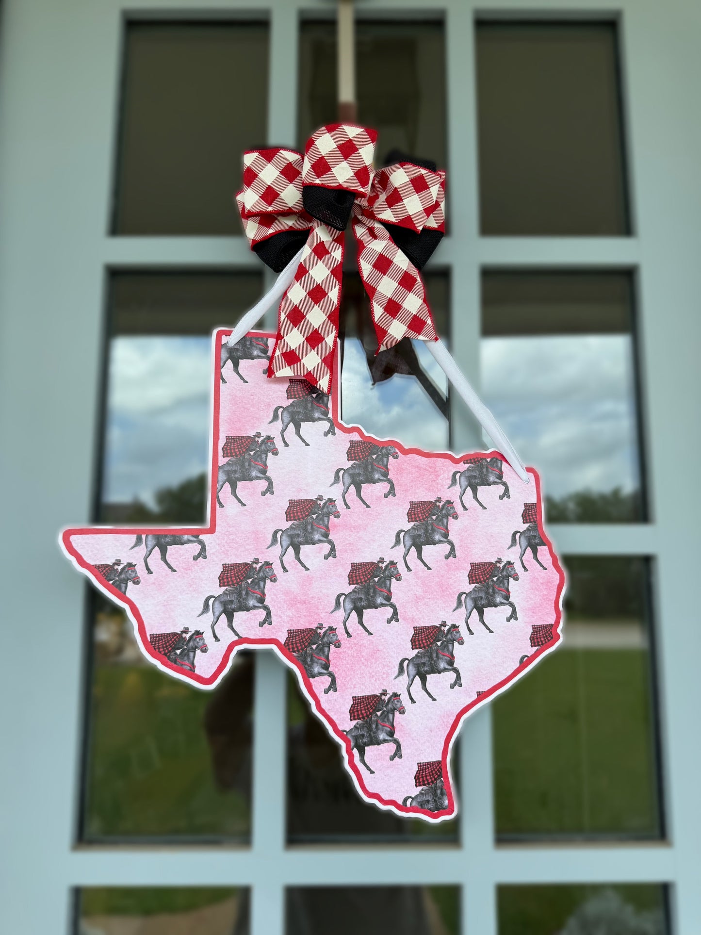 Horse Patterned Door Hanger