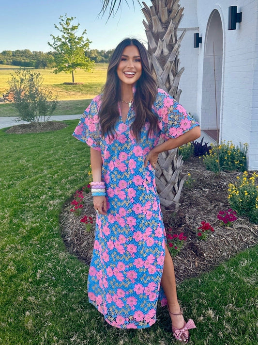Leighton Pansy Maxi Dress