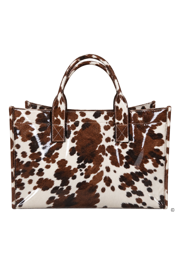 SC - ETA 10/29-11/12 The Cowhide Cutie Vinyl Tote Bag©