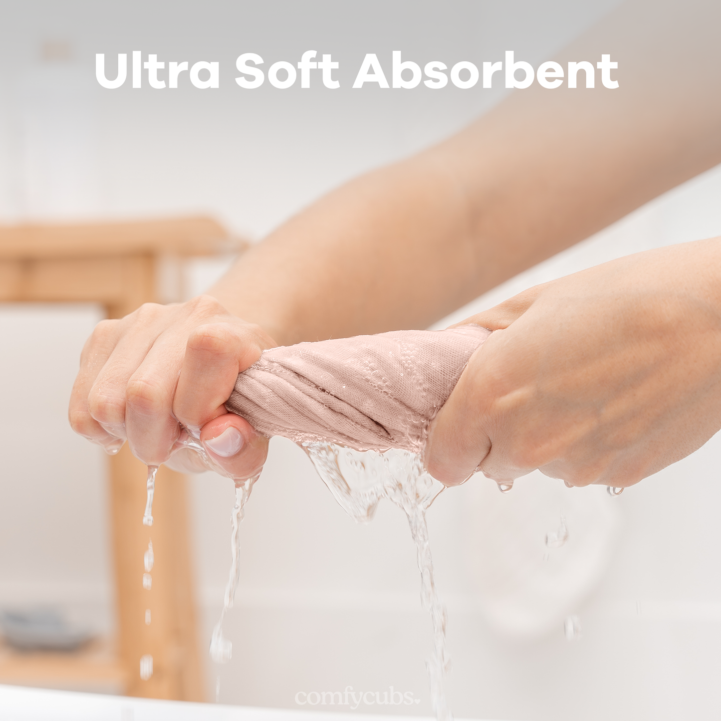 Muslin Washcloths in Multicolor