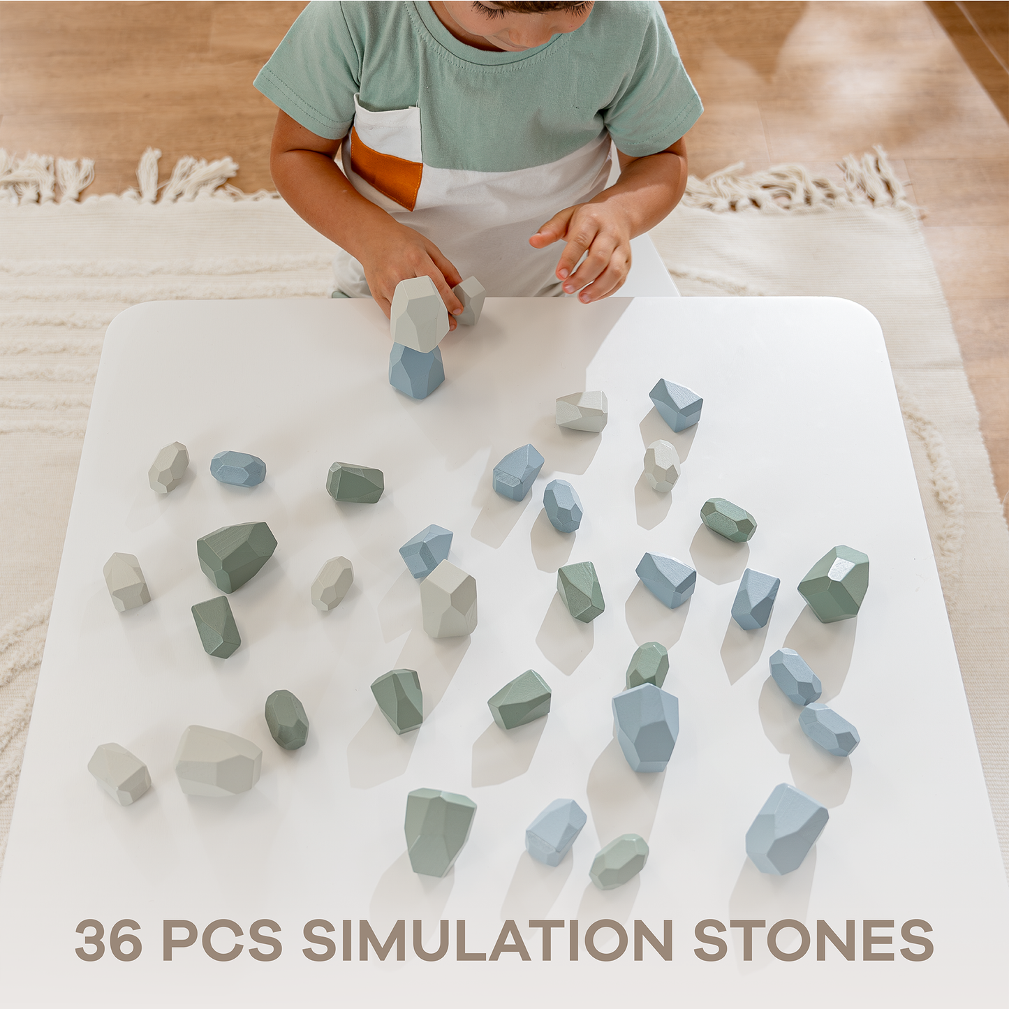 Stacking Blocks for Toddlers in Boy Pack