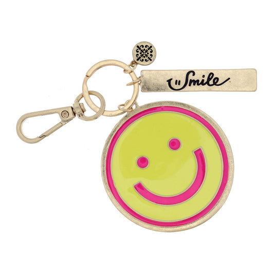 Smiley Face Keychain