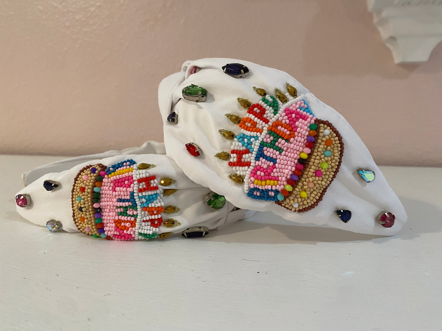 Happy Birthday Cake Headband