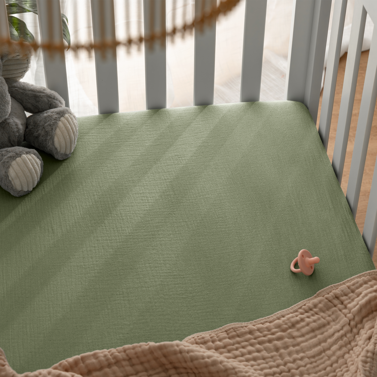 Muslin Fitted Crib Sheet