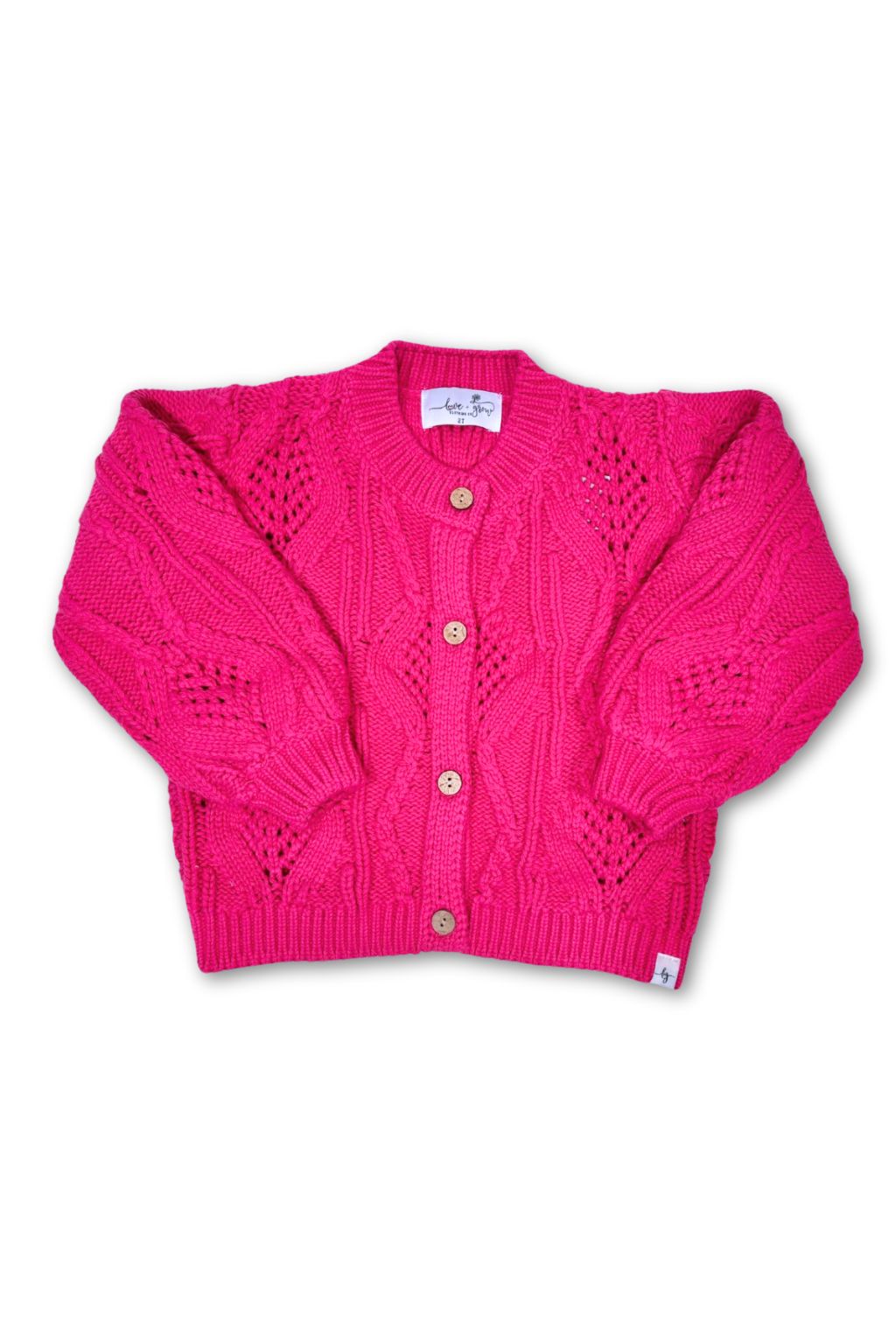 Women's Fuchsia Cardigan