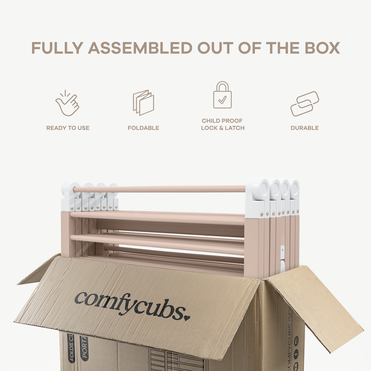 Playpen for Toddler and Babies in Blush