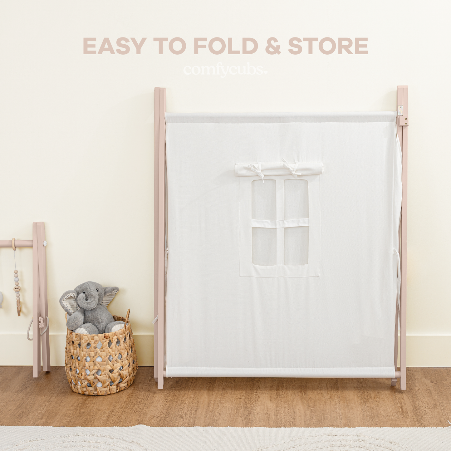 Kids Indoor Play Tent in Blush