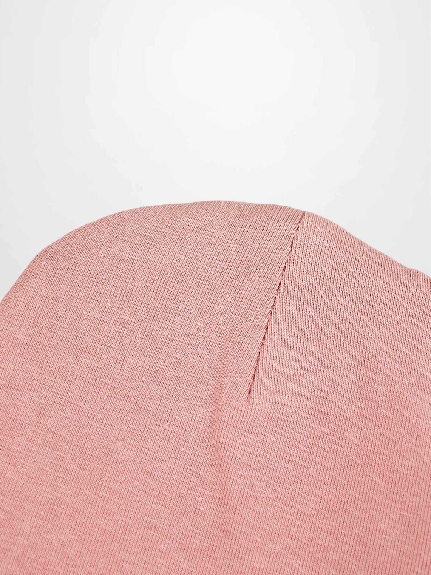 Pink Bow Beanie with Lace