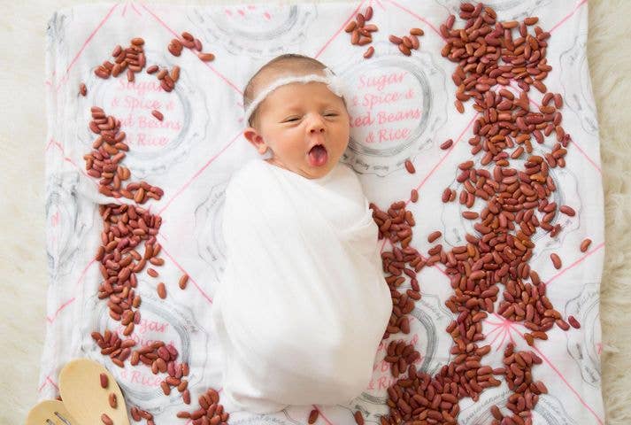 Louisiana Girls Swaddle Set (single set)