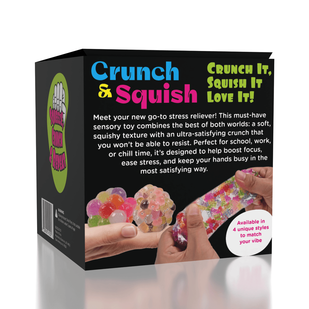 Crunch & Squish Candy Series Crunchy Squishy Stress Ball & Sensory Fidget Toy