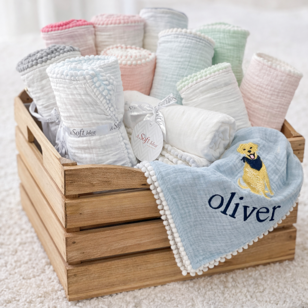 Cotton Muslin Swaddle Blanket
