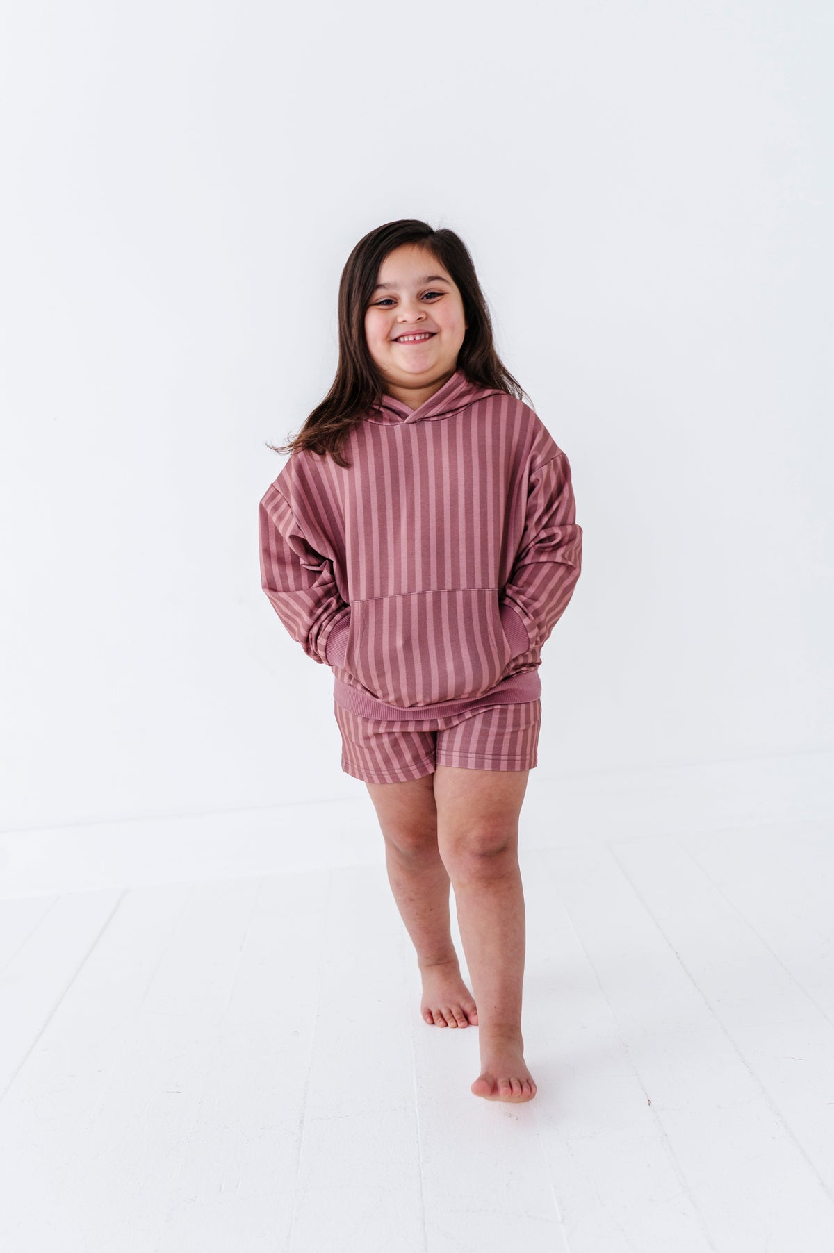Mesa Stripe Kids Sweat Shorts