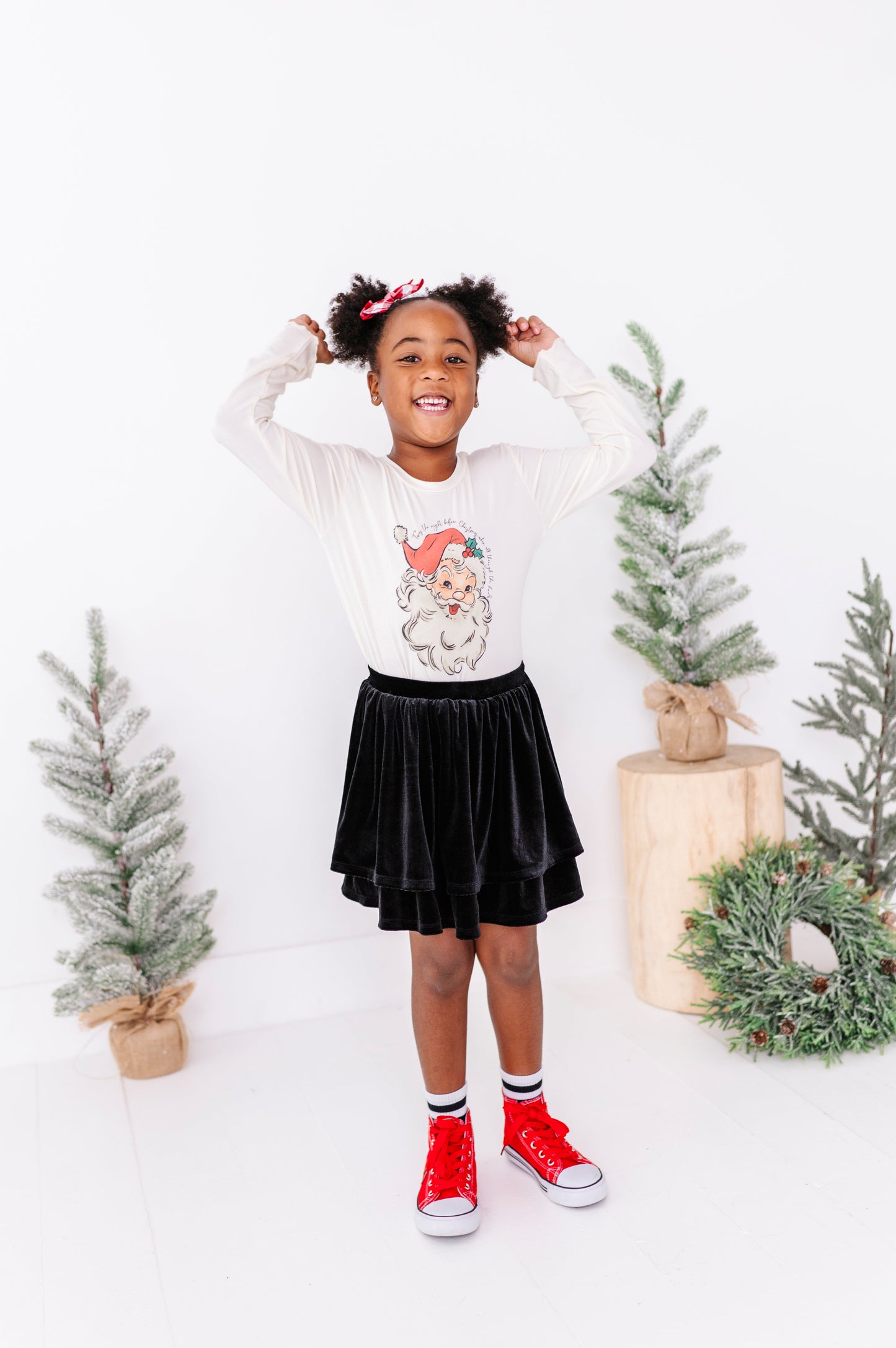 Black Velvet | 2-Tiered SKORT