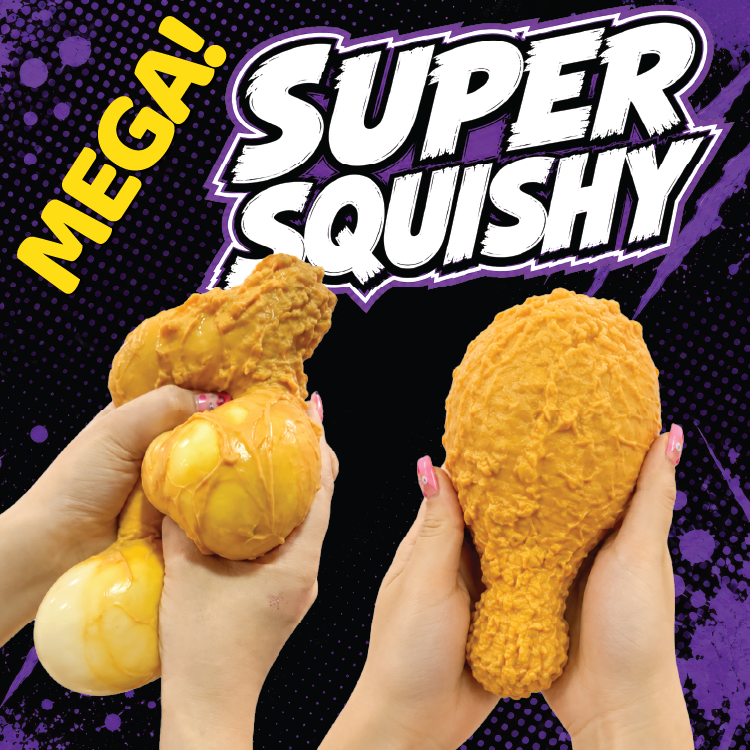 Fun Doh SquishZilla Mega Squishy Food Fidget Toy – Jumbo Sensory Stress Toys