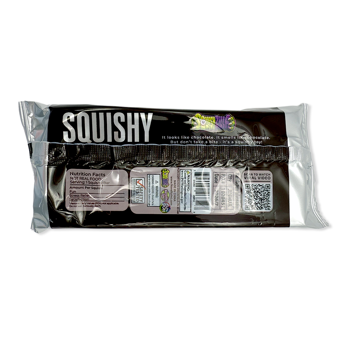 Fun Doh Chocolate Bar Slow Rise Squishy | Chocolate Scented Sensory Toy
