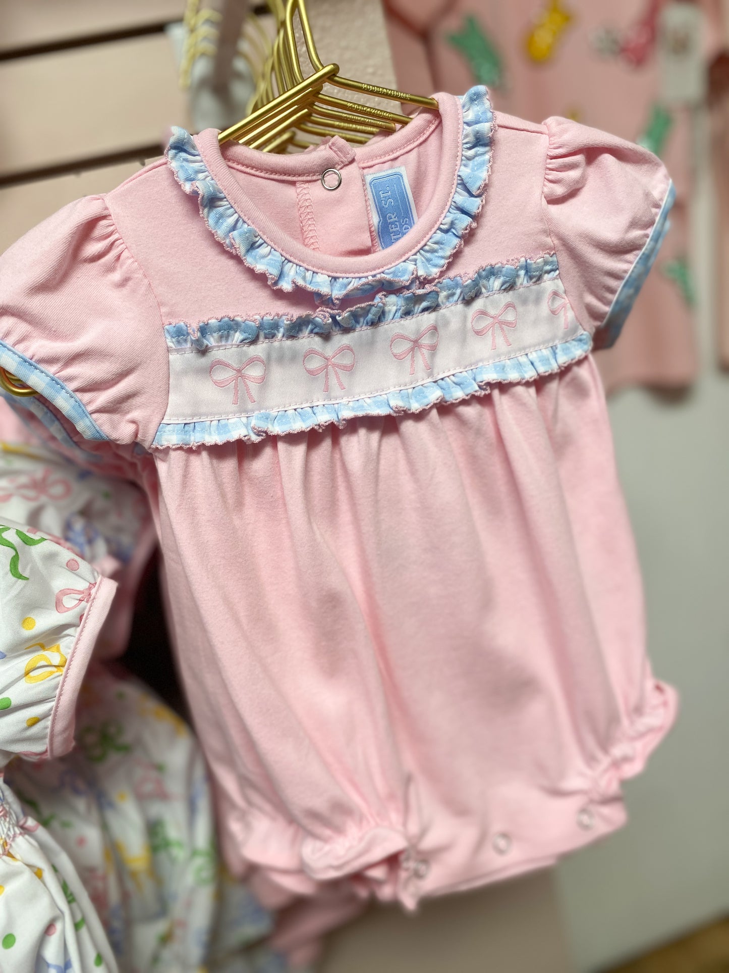 Pretty in Pink Bow Bubble – Baby Girls